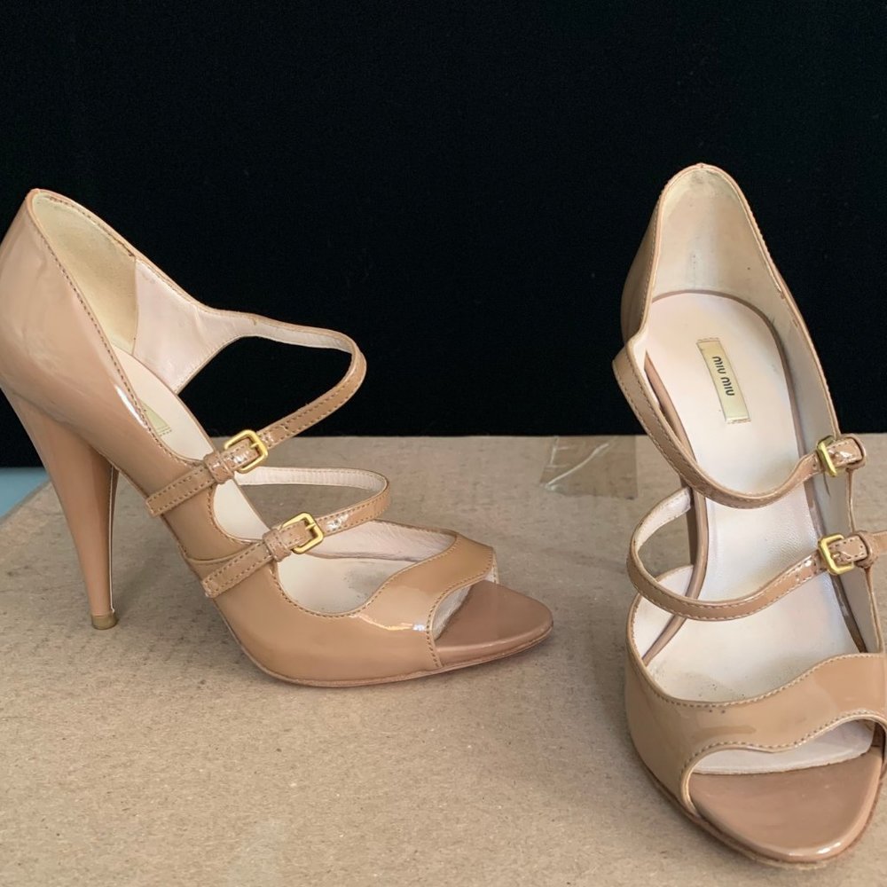 Miu Miu Double Strap Mary Janes